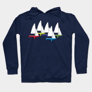 Snipe One-Design Sailboats Racing Hoodie